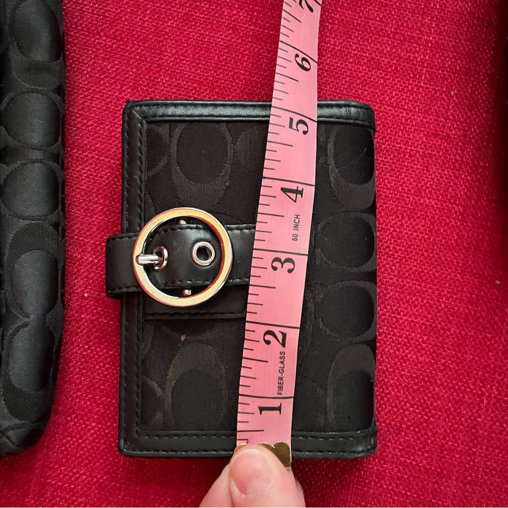 4 Coach Miscellaneous Accessories Guaranteed Authentic Wallets Wristlet Black - Picture 16 of 16